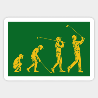 Evolution of Golf Sticker